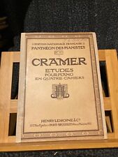 Cramer etudes piano d'occasion  Rennes-