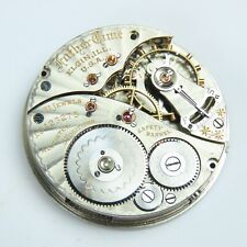 Relógio de bolso Elgin 16 tamanho 21 joia “FATHER TIME” ferrovia movimento comprar usado  Enviando para Brazil