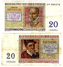 Belgium billet francs d'occasion  France