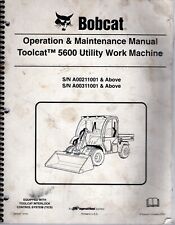 Bobcat Toolcat 5600 Utility Work Machine Manual de Operação e Manutenção, usado comprar usado  Enviando para Brazil