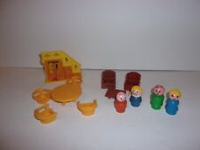 Vintage Fisher Price Little People Play Family House Peças Escadas Cadeiras Mesa comprar usado  Enviando para Brazil