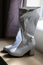 White gogo boots for sale  NORWICH