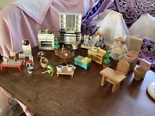 Bundle Of Vintage Dolls House Furniture Mixed Scale Lot X 39 Items for sale  POOLE