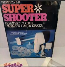 Vintage Wear Ever Super Shooter Cookie Baked Canape Máquina Elétrica de Doces 70001 comprar usado  Enviando para Brazil