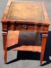 top leather table 1940s side for sale  Monrovia