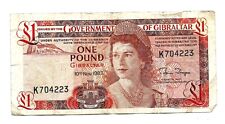 Gibraltar pound 1983 for sale  ILKLEY