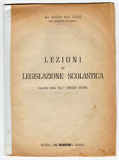 Lezioni legislazione scolastic usato  Genova