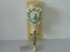 FOLKLORE DUTCH GREEN DELFT PEDE WALL COFFEE GRINDER for sale  Shipping to Canada