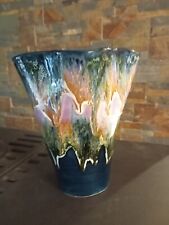 Vase verre émaillé d'occasion  Pont-du-Casse