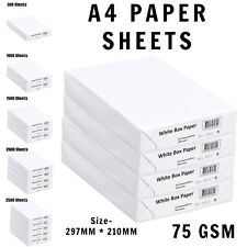 Sheet white paper for sale  BIRMINGHAM