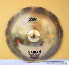 XSR Sabian Chinese 18" Crash Cymbal Cracked AS IS for sale  Shipping to South Africa