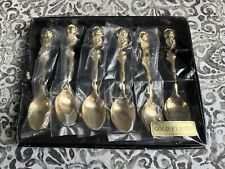 gold plated spoons for sale  WEYMOUTH
