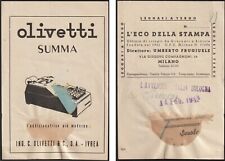 Olivetti summa addizionatrice usato  Polcenigo