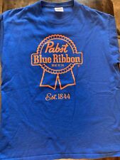 blue shirt pabst beer ribbon for sale  Belleville