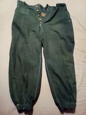 Occasion, Un pantalon modèle 1937 en toile coton vert réséda de la seconde guerre mondiale d'occasion  Poitiers