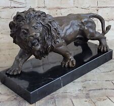 Lion signed statue for sale  Westbury
