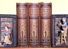 Gibbon's Roman Empire-Compl 3 vols set - pictorial gilded binding cs 1880 comprar usado  Enviando para Brazil