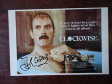 John Cleese Clockwise signed publicity photocard  , used for sale  UK