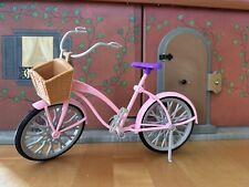 Boneca Barbie Mattel tamanho rosa bicicleta guidão cesta e rodas rolantes 1 pedal comprar usado  Enviando para Brazil