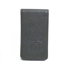 Capa acessório iPhone couro caviar cinza CHANEL Mark iphone 4/4S comprar usado  Enviando para Brazil