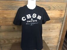 Usado, Camiseta unissex logotipo CBGB & OMFUG Home Of Underground Rock tamanho pequeno Ramones comprar usado  Enviando para Brazil