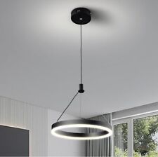 Usado, Luminária pendente LED moderna mudança de cor preta lustre controle remoto Viruhaka comprar usado  Enviando para Brazil