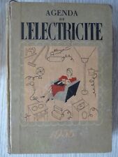 Agenda electricité 1936 d'occasion  Champigny-sur-Marne