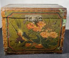 Fortnum & Mason Vintage Antique Wooden Tea Caddy Box Empty Hinged for sale  Shipping to South Africa
