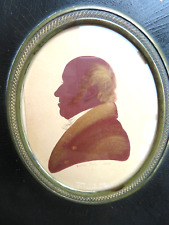 Antique 19thc silhouette for sale  SWINDON