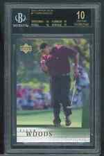 2001 Tiger Woods Black Label cartão de novato.  BGS 10!  Upper Deck #1  comprar usado  Enviando para Brazil