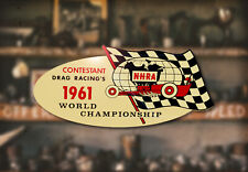 1961 Championship Water Slide Decalque Ford Flathead Hot Rod Rat Racing Drag Anos 60 comprar usado  Enviando para Brazil