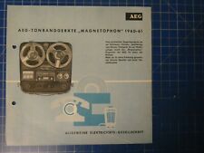 Aeg magnetophon 1960 gebraucht kaufen  Ohmstede