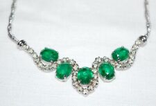 vintage emerald necklace for sale  LONDON