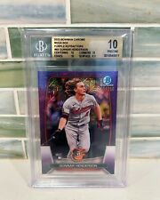 Gunnar Henderson ~ 2023 Bowman Mega Box refrator roxo cromado /250 ~ BGS 10, usado comprar usado  Enviando para Brazil