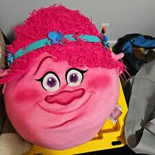 Travesseiro de pelúcia Dreamworks grande rosa cabeça de papoula troll comprar usado  Enviando para Brazil