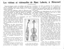 Mirecourt violins cellos d'occasion  Expédié en Belgium