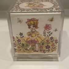 Cubo de foto musical rotativo vintage dos anos 70 Lucite JAPÃO 4"  comprar usado  Enviando para Brazil