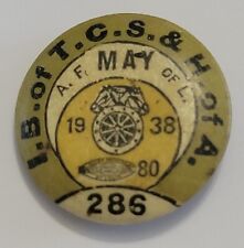 Bakery Union, Local 286, I. B. of T. C. S. and H. of A., Conselho do Trabalho 1938 RARO, usado comprar usado  Enviando para Brazil