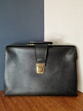 Vintage black leather for sale  ROTHERHAM