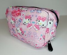 Hello Kitty zíper bolsa rosa lápis de viagem porta-máscara bolsa, usado comprar usado  Enviando para Brazil