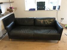 Black real leather for sale  LONDON