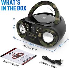 CD player portátil Pyle alto-falante Bluetooth Boombox - rádio estéreo AM/FM e áudio S comprar usado  Enviando para Brazil