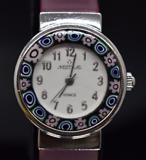 Reloj para mujer MISTRAL Murano Glass Venecia Millefiori NUEVO BATERÍA, usado segunda mano  Embacar hacia Argentina