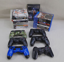 Used, Sony PlayStation PS3 PS4 Video 21 Games & 6 Wireless Controller Lot Grand Theft for sale  Shipping to South Africa
