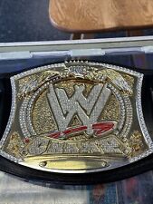 Cinto de título WWE World Heavyweight Championship Spinner ouro 24K réplica adulto WOW comprar usado  Enviando para Brazil