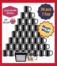 Sublimation Magic Mugs 36x 11oz Blanks Large Handle Double Coated Heat Press for sale  NOTTINGHAM