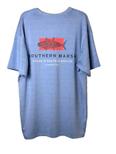 Camiseta Masculina Southern Marsh Heathered Performance XL Azul Golfo Pesca Atum comprar usado  Enviando para Brazil