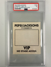 Usado, Michael Jackson Hair On Fire Pepsi Commercial VIP Pass PSA 7 POP 2 NENHUM MAIOR comprar usado  Enviando para Brazil
