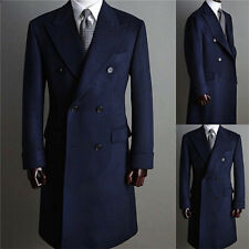 Casaco masculino formal jaqueta de lã blazer peito duplo pico lapela smoking comprar usado  Enviando para Brazil