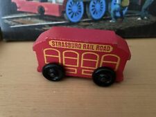 Used, Strasburg Rail Road Wooden Train Trolley! THOMAS, BRIO Compatible for sale  Shipping to South Africa